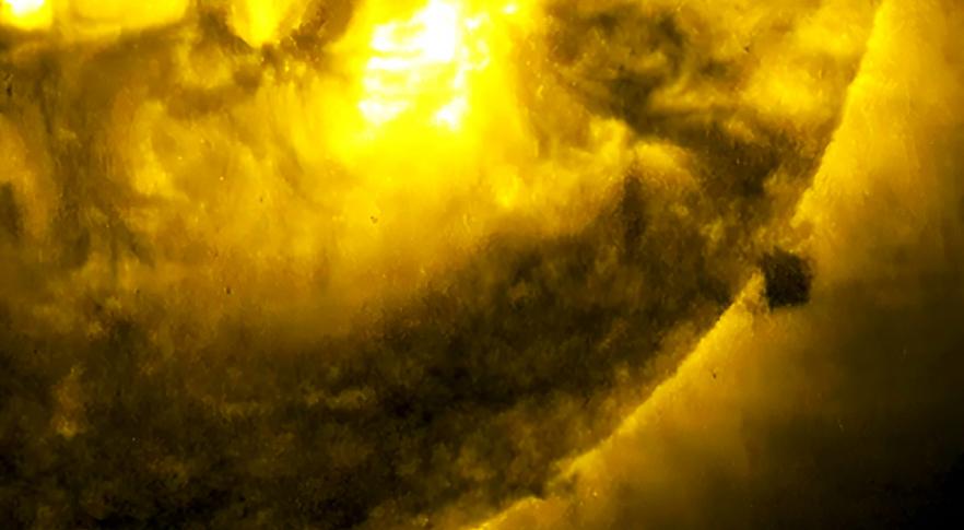 el misterioso objeto que emergió del Sol y que la NASA habría ocultado